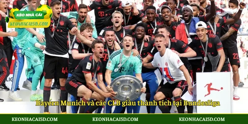 Bundesliga – Toàn cảnh giải vô địch Đức hấp dẫn giàu bản sắc 3 Bayern Munich và các CLB giàu thành tích tại Bundesliga